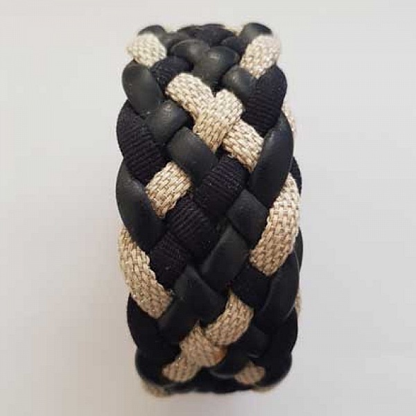 0.86 m&egrave;tre cuir tress&eacute; n&deg;17 30 mm