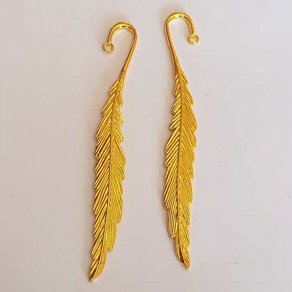 100 Marques pages N&deg;01 plume Dor&eacute;