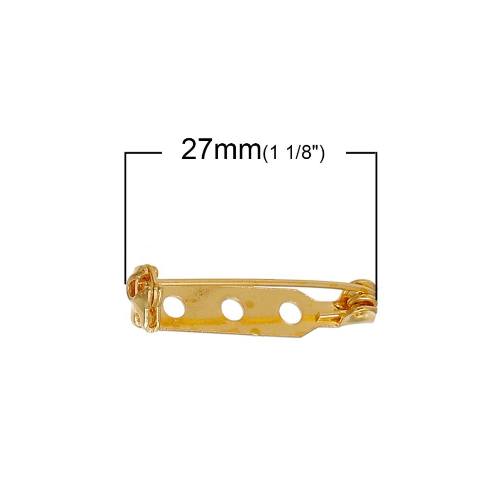 100 Stifthalter 27mm Nr. 01 Gold