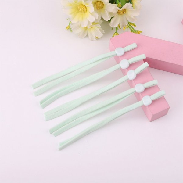 10 elastische B&auml;nder mintgr&uuml;ne Schnur mit verstellbarer Schnalle Befestigung f&uuml;r Masken...