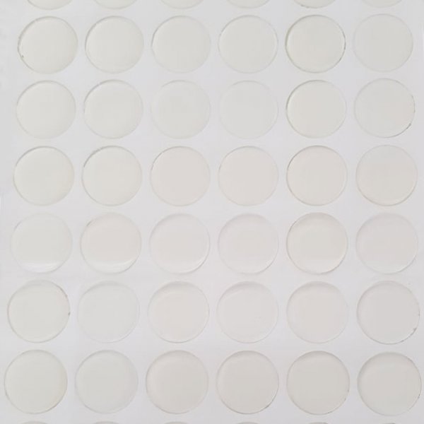 10 selbstklebende 25 mm Harz Cabochons Transparent