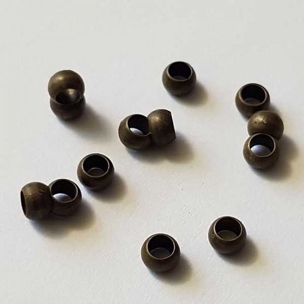 10 Perles &agrave; &eacute;craser de 2.5 mm