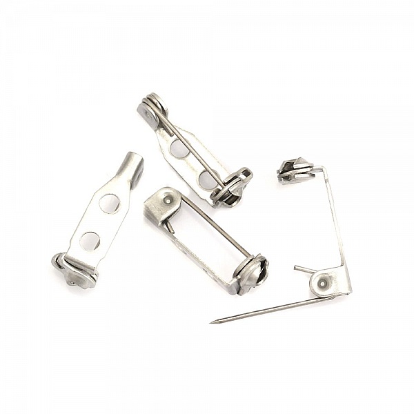 10 Halterungen f&uuml;r Stifte 18mm Edelstahl Nr. 01