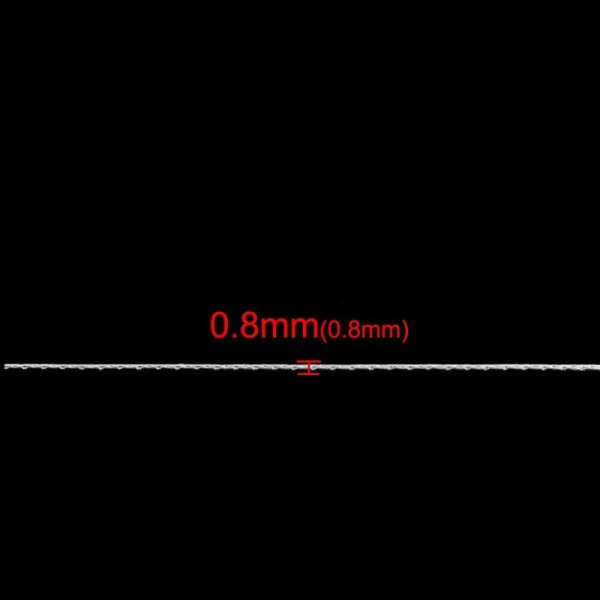 10 Meter silberfarbene Metallkette f&uuml;r DIY-Springers, Armb&auml;nder und Halsketten
