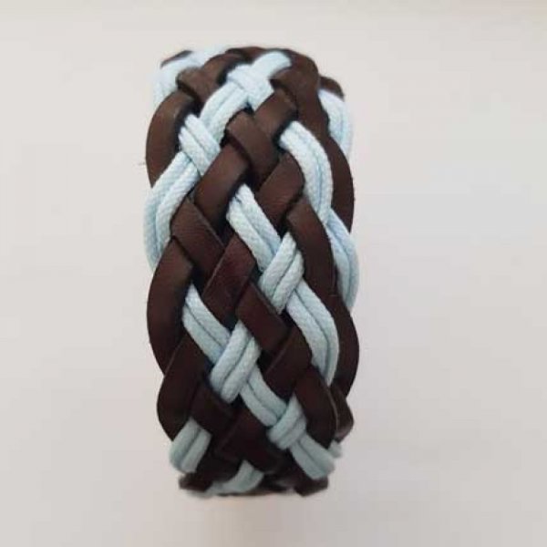 1.48 m&egrave;tre cuir tress&eacute; n&deg;06 30 mm