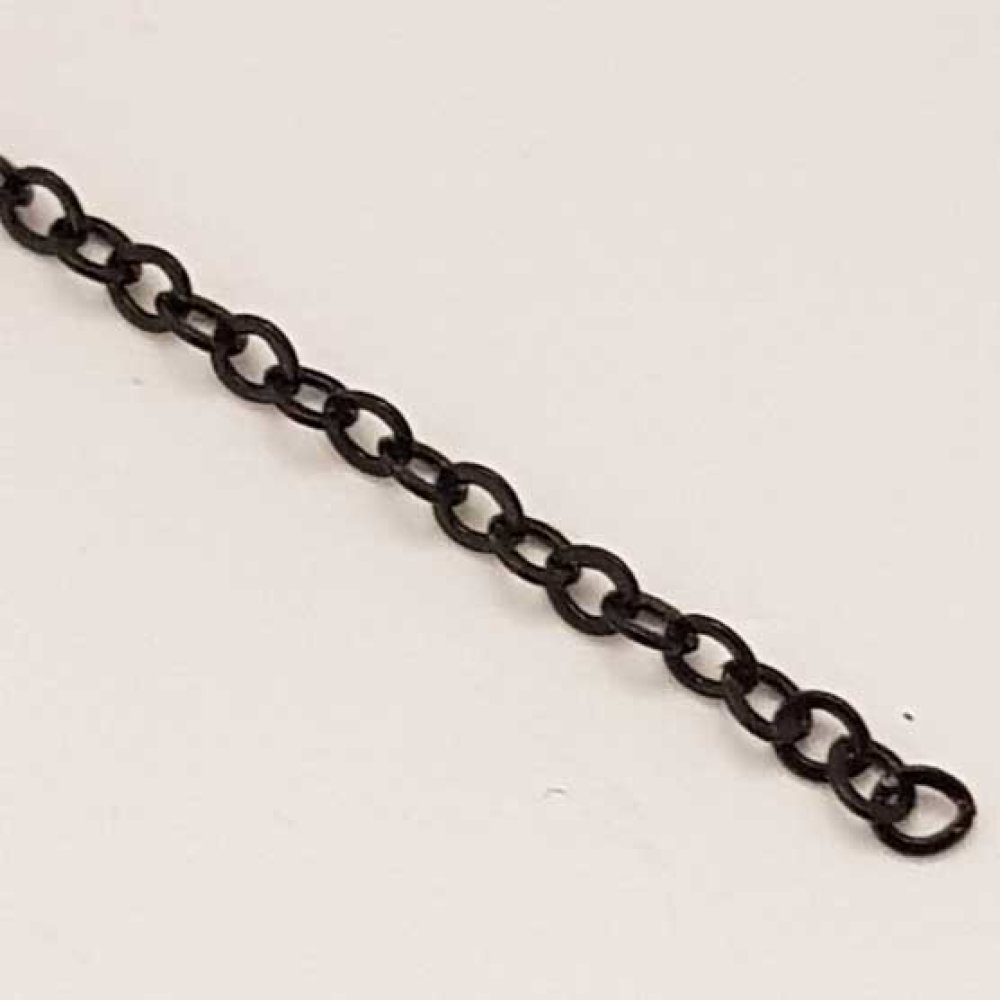 1.75 M de chaine Noir N°06 3 x 2 mm