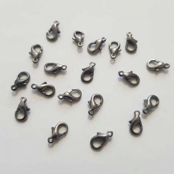 1 Fermoir Mousqueton 10 x 06 mm N&deg;02