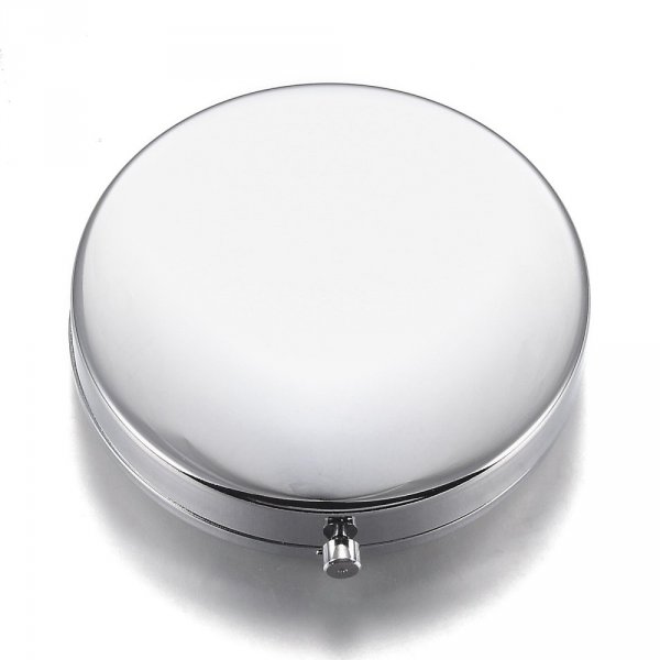 1 Pillendose zum Selbstgestalten Silber N&deg;02