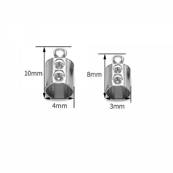 1 Klebespitze Quetschen Zwicken Biegen 3mm x 8mm aus rostfreiem Stahl