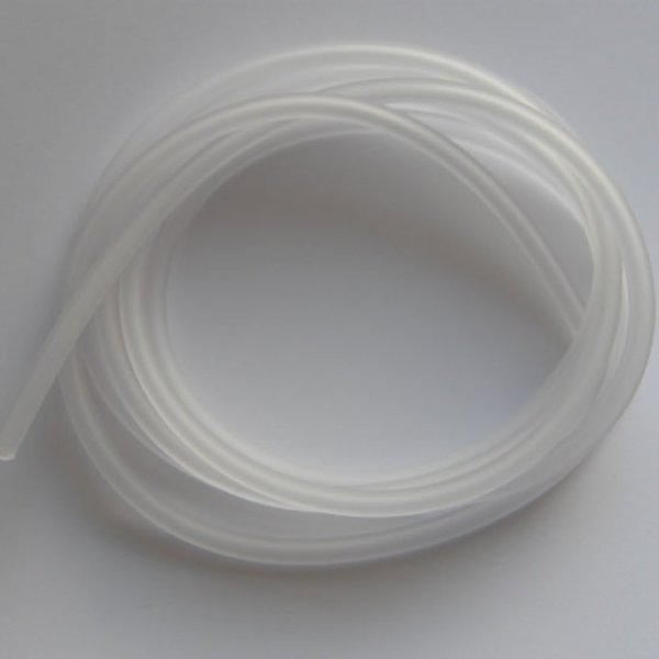 1 Meter PVC-Hohlfaserschnur 3 mm Wei&szlig;