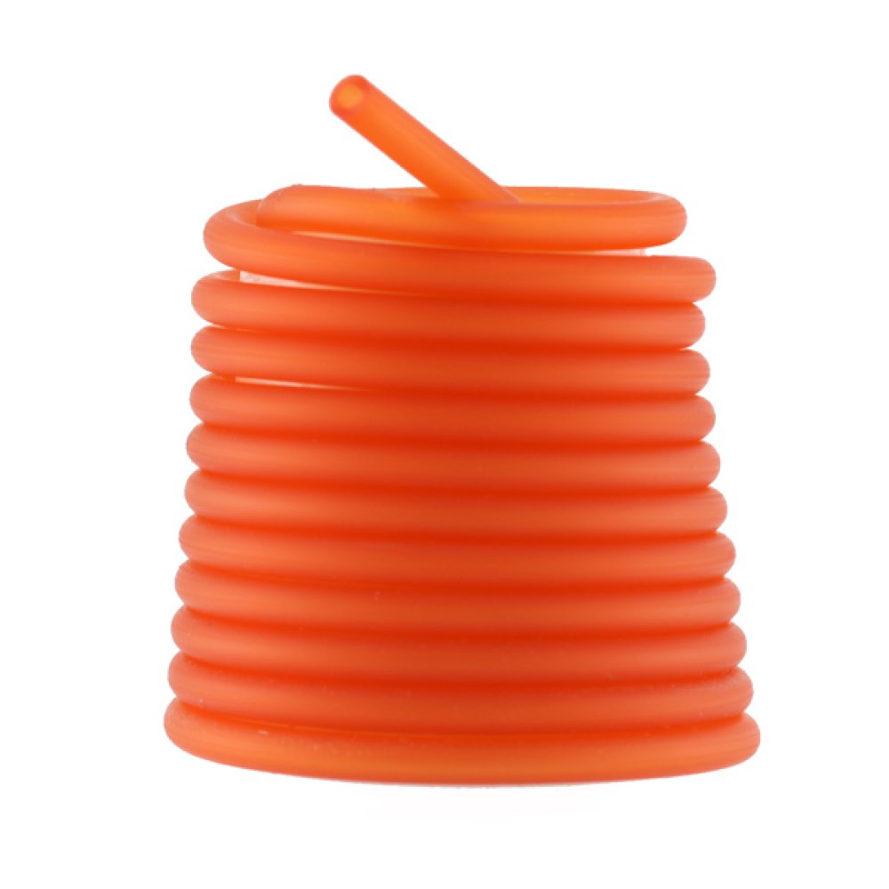 1 Meter Pvc-Hohlfaserschnur 3 mm Orange