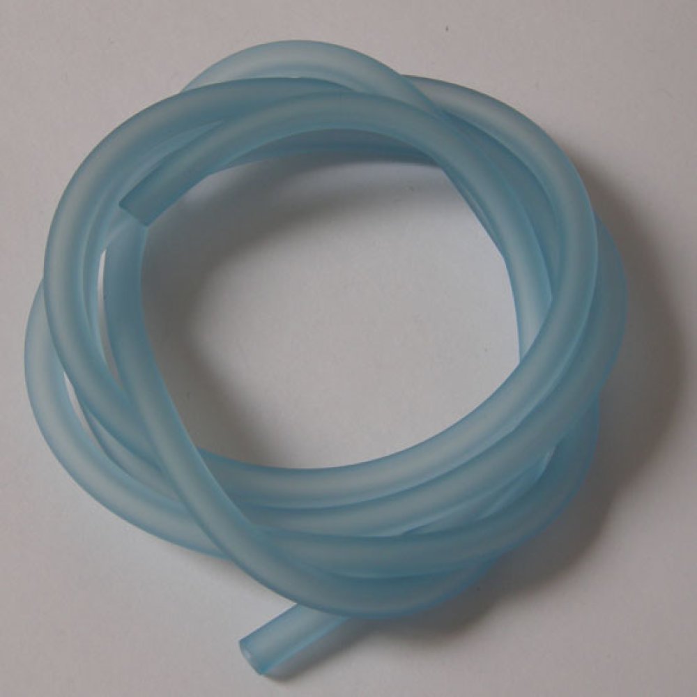 1 Meter Pvc-Hohlfaserschnur 5 mm Aquamarin