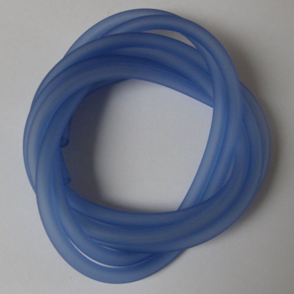 1 Meter Pvc-Hohlfaserschnur 5 mm Mittelblau
