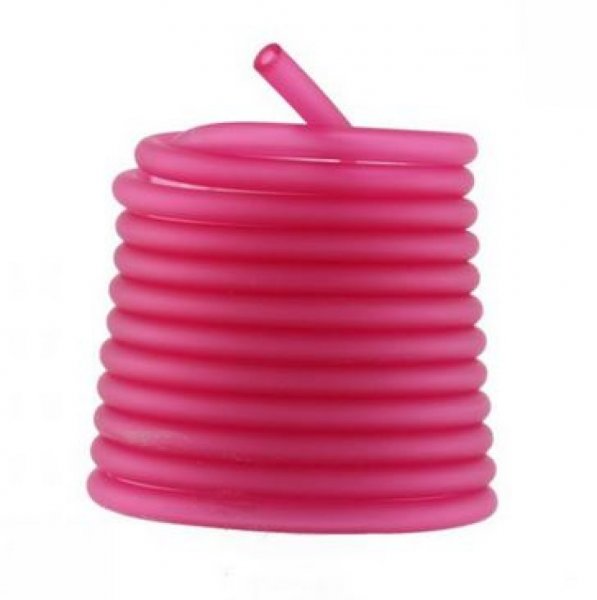 1 Meter Pvc Hohlschnur 6,5 mm Fushia Mittel
