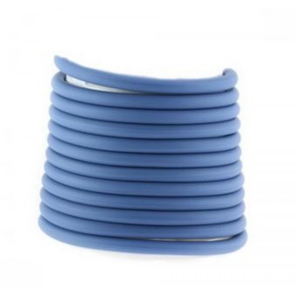 1 Meter Pvc-Hohlfaserschnur 4 mm Marineblau Pastell
