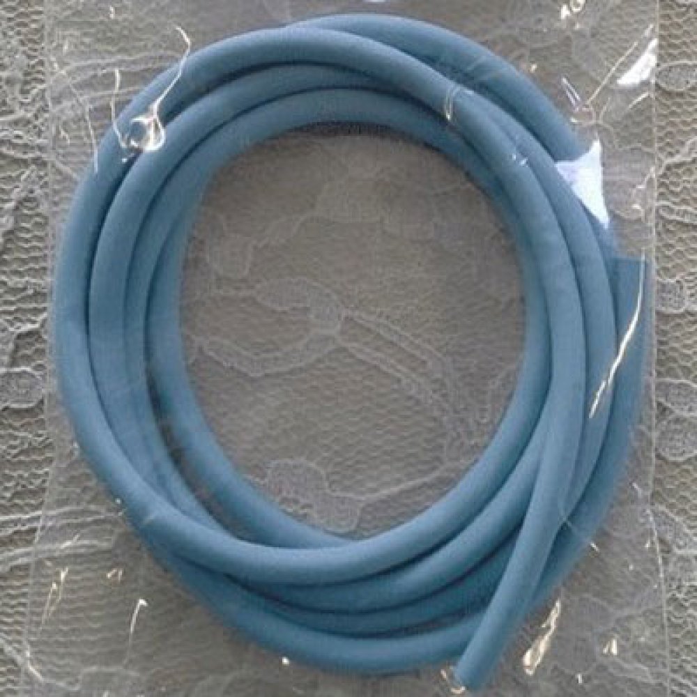 1 Meter Pvc-Hohlfaserschnur 4 mm Türkis Pastell