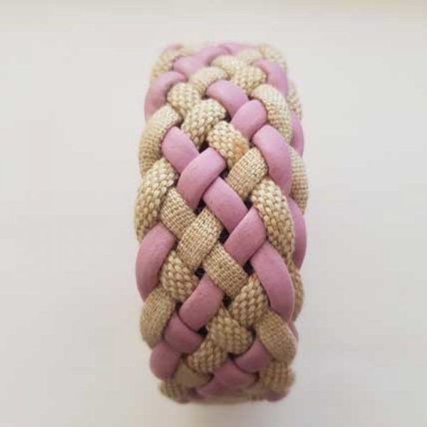 1 m&egrave;tre cuir tress&eacute; n&deg;09 30 mm