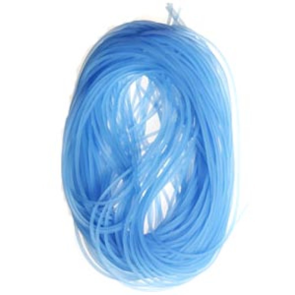 1 Meter 1,5 mm PVC-Faden Hellblau.