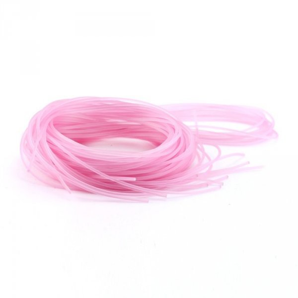 1 Meter 1,5 mm PVC-Faden Violett Rosa.