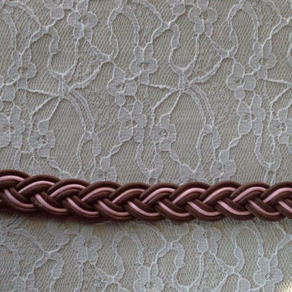 1 Meter geflochtene gewachste Borte 20 mm Nr. 01