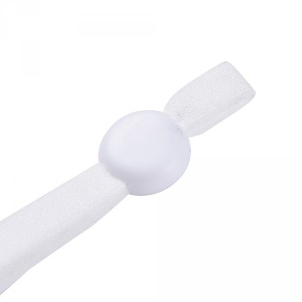 20 Elastische B&auml;nder wei&szlig;e Schnur mit verstellbarer Schnalle f&uuml;r Masken.
