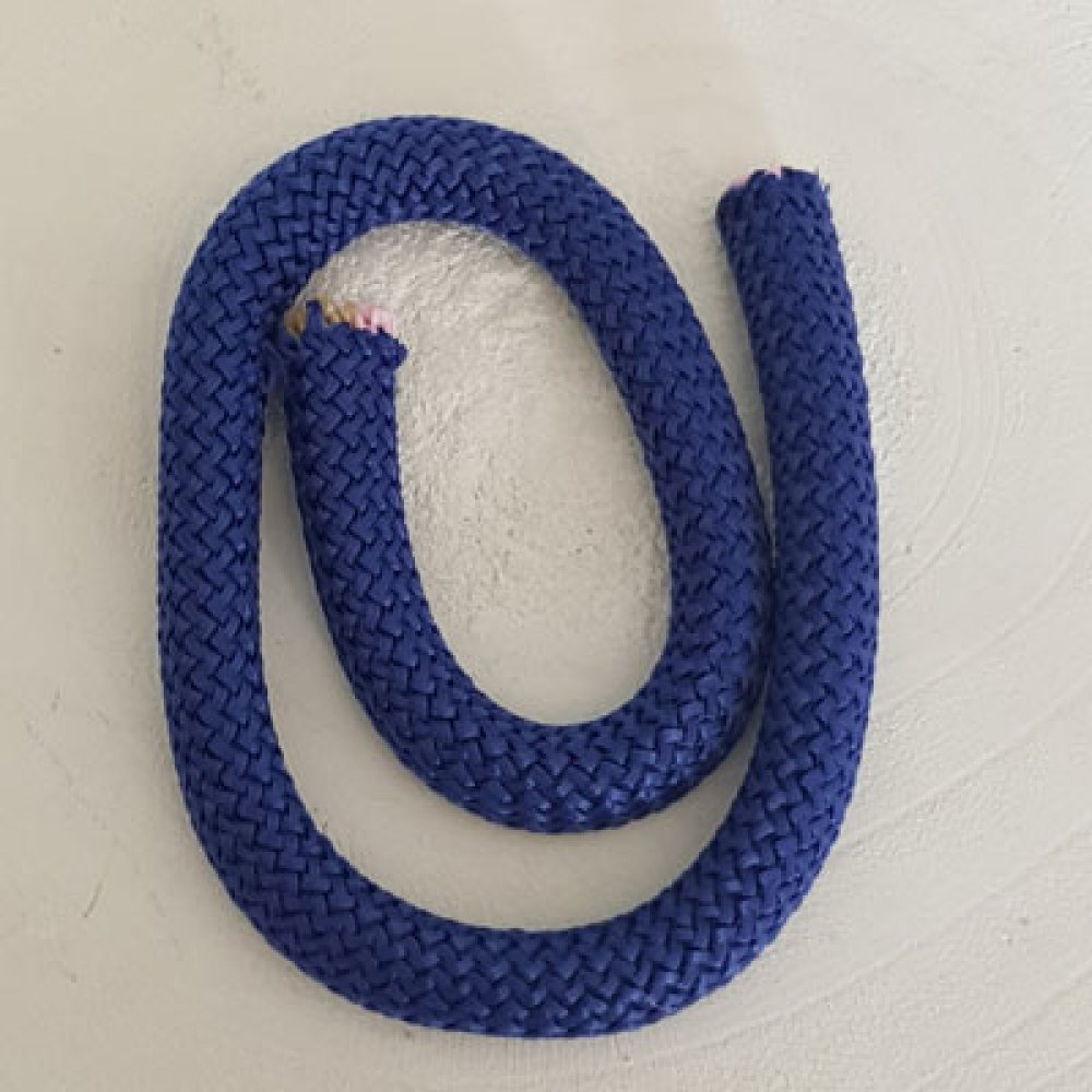 40 cm Kletterseil rund 10 mm Blau