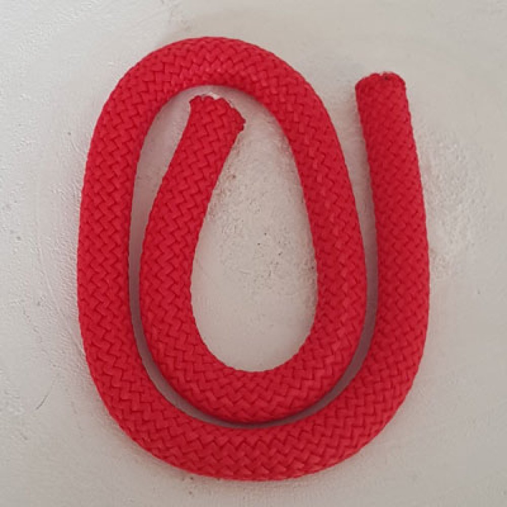 40 cm Kletterseil rund 10 mm Rot