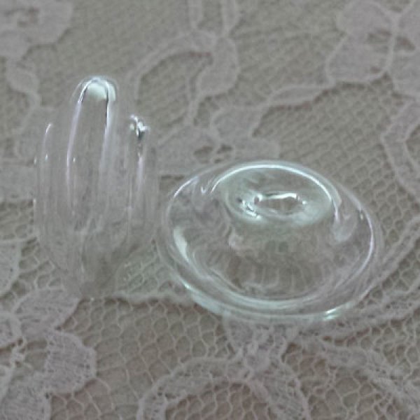 5 Glaskugeln Plate N&deg;06 zum Bef&uuml;llen