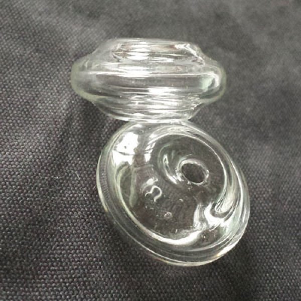 5 Glaskugeln Plate N&deg;06 zum Bef&uuml;llen