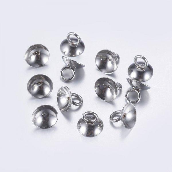 5 Schalen f&uuml;r Glaskugeln rund Nr. 02.