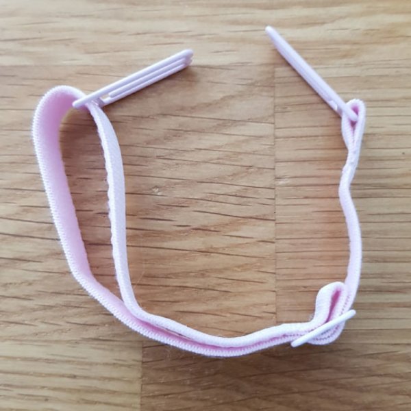 Elastischer Clip 10 Verstellbare Maskenverl&auml;ngerungen Ohrhaken Wei&szlig;