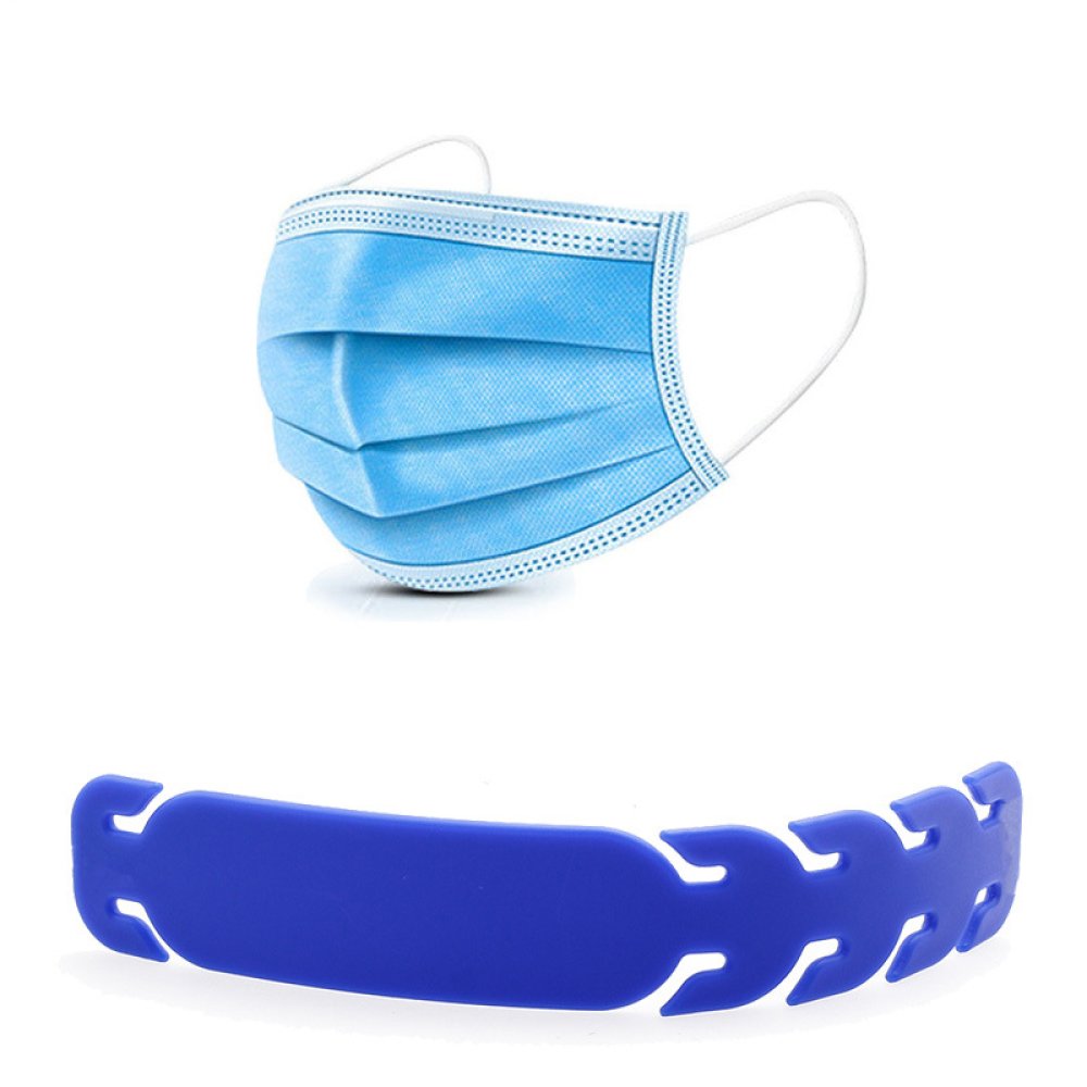 Elastischer Clip Verstellbarer Gehörschutz für Maske Nr. 02 Blau