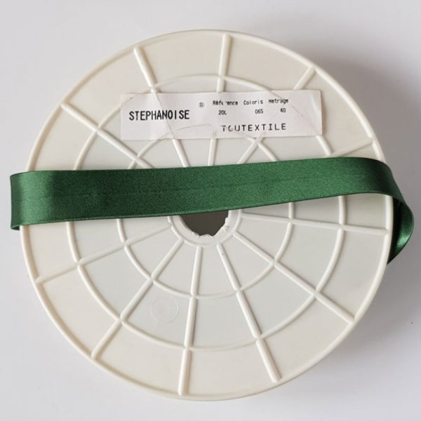 Unifarbenes Schr&auml;gband All-Textil Satin 1 Meter col 65 Dunkelbraun