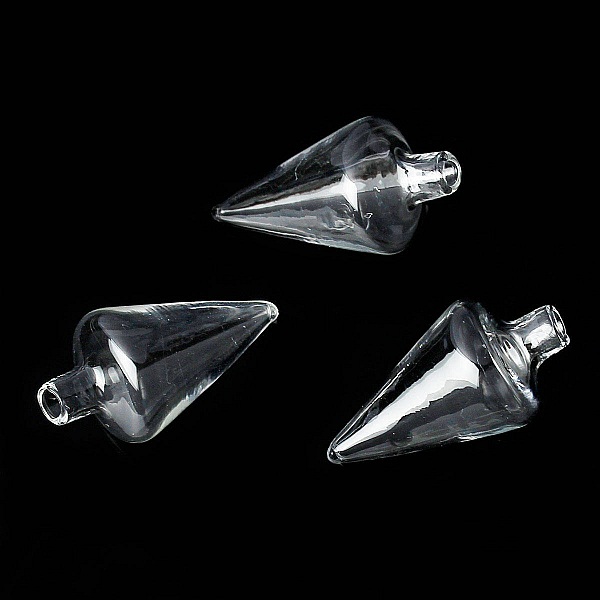 Glaskugeln Kegel 02 von 37mm 5 St&uuml;ck