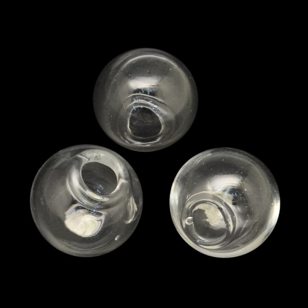 Boules en verre ronde de 20mm 10 pi&egrave;ces