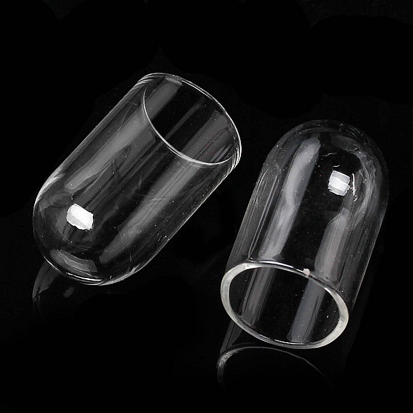 Glaskugeln R&ouml;hre 01 von 24mm 5 St&uuml;ck