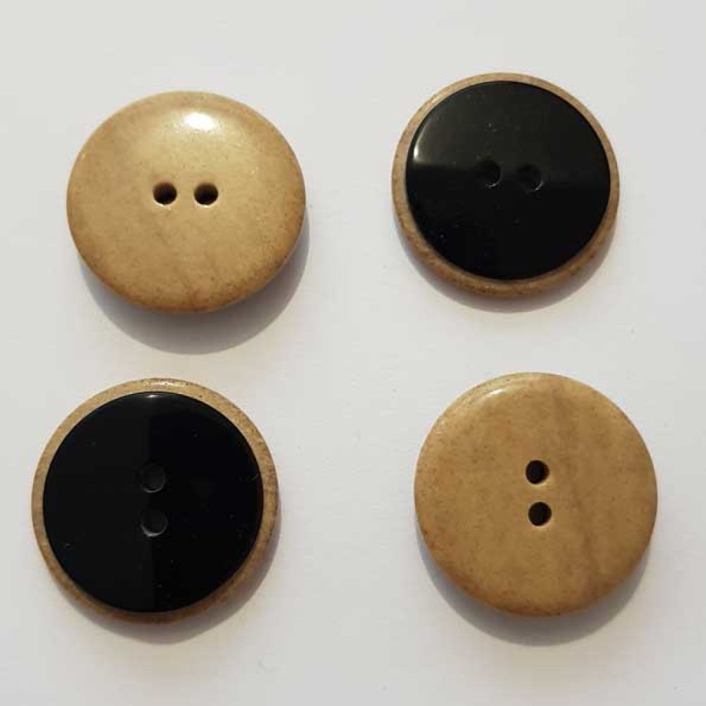 Bouton Rond 23 mm Beige N°004