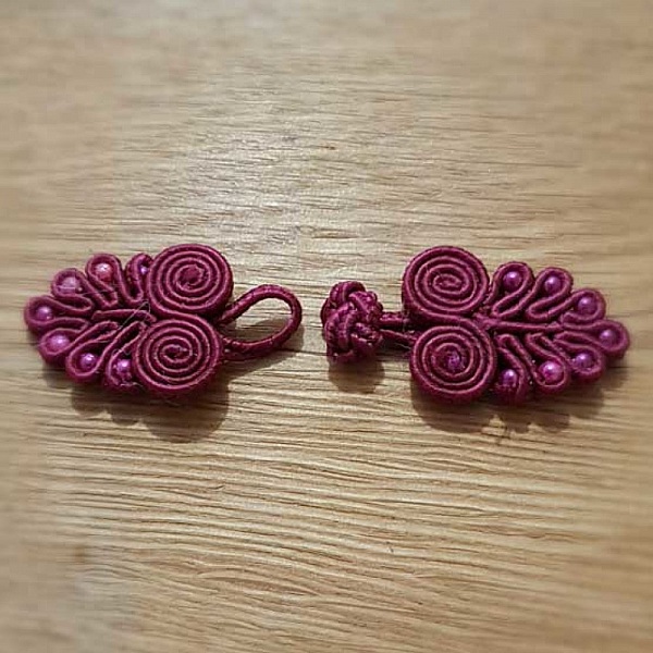 Bouton passementerie brandebourg style chinois N&deg;02