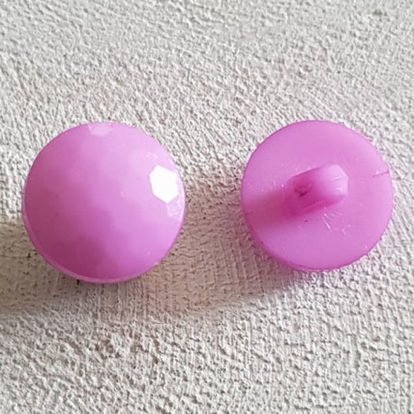 Kn&ouml;pfe Phantasie, Kinder, Babys Flaches Facettenmuster Nr. 05-09 Violett