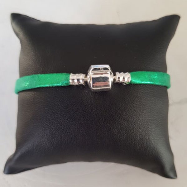 Armband Clip Europ&auml;isch Glatt Uni 04 VON 15 BIS 23 CM Lam&eacute;