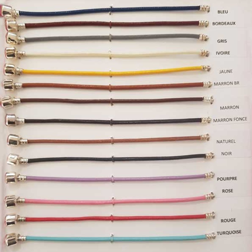 Glattes europäisches Clip-Armband Uni 01 VON 15 BIS 23 CM Gelb