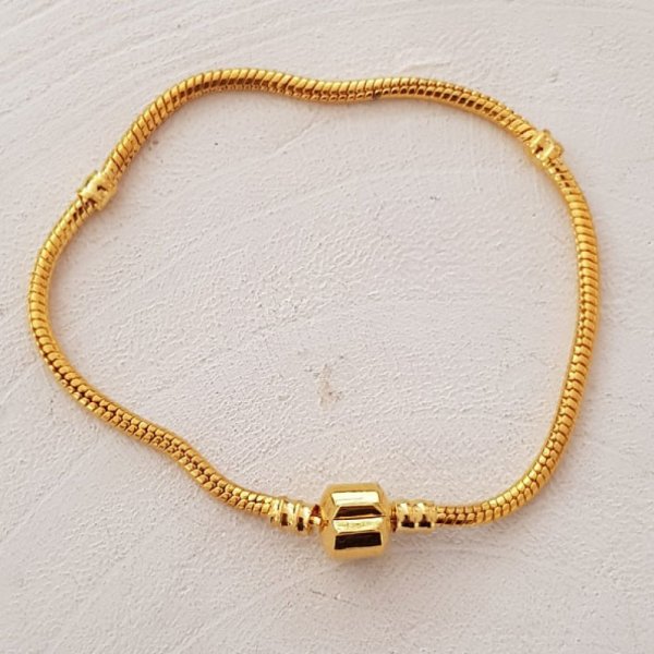 Europ&auml;isches Armband Goldclip