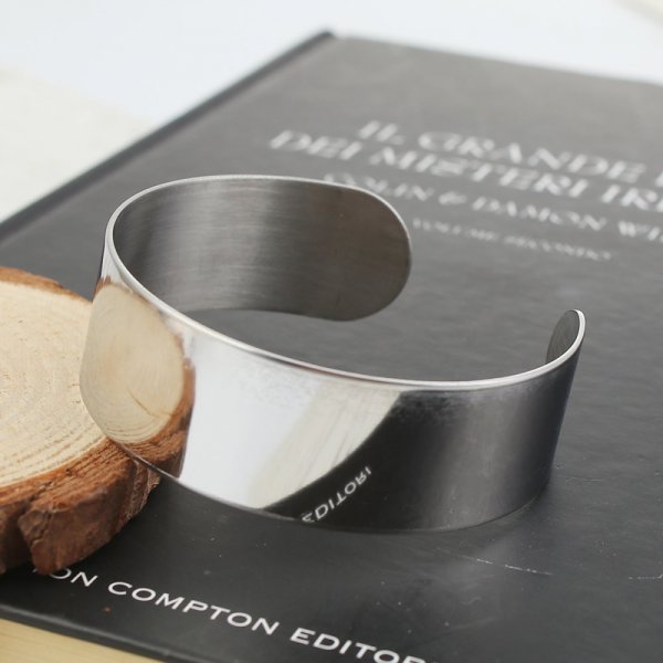 Edelstahlarmband Manschette 20 mm N&deg;03