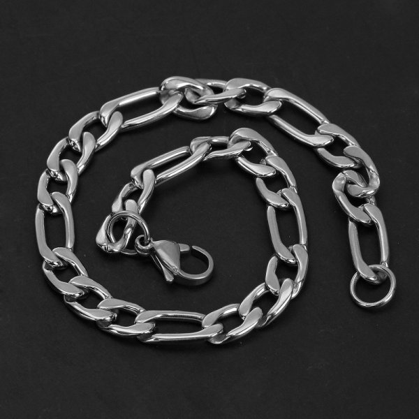 Armband N&deg;02 aus 304 Edelstahl, 21 cm lang