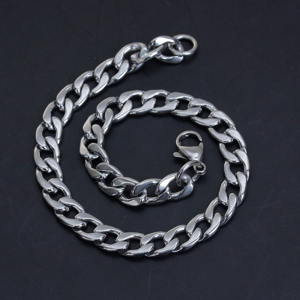 Armband N°04 aus 304 Edelstahl, 20,5 cm lang