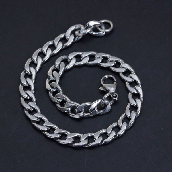 Armband N&deg;04 aus 304 Edelstahl, 20,5 cm lang