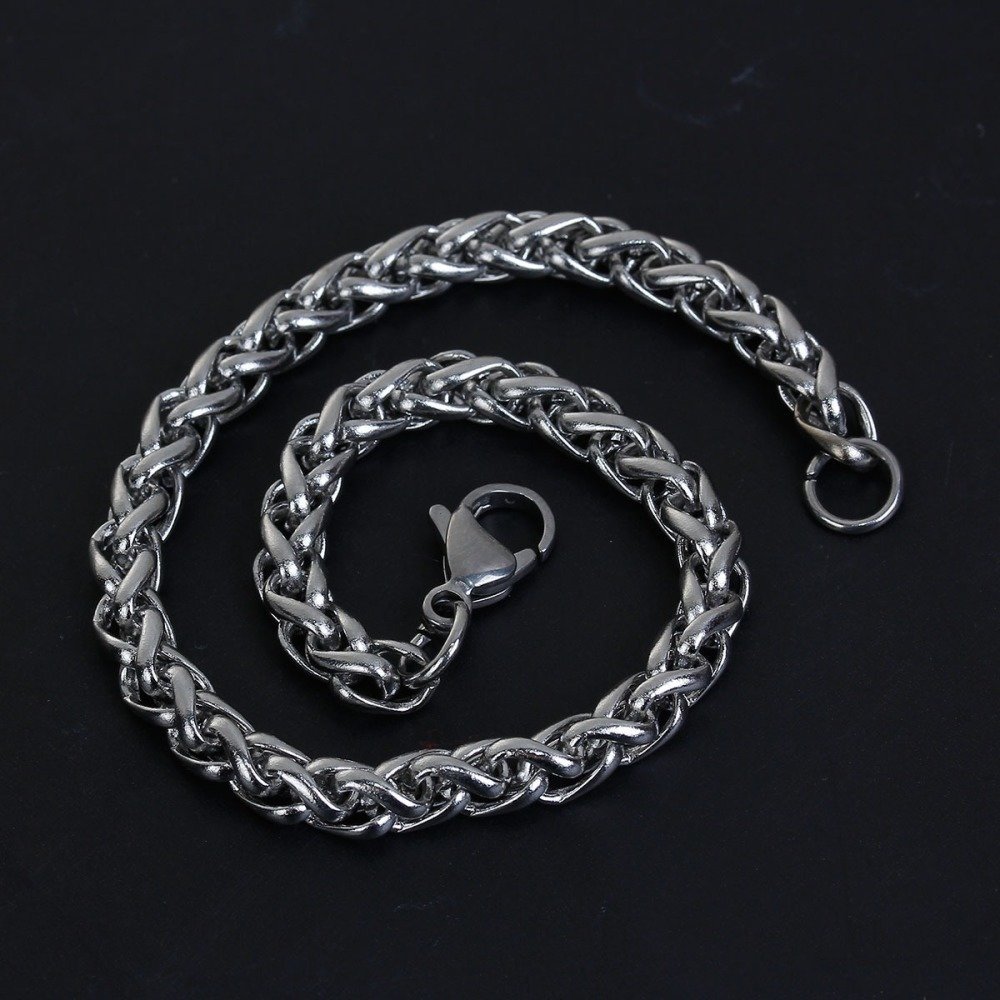 Armband N°05 aus 304 Edelstahl, 21,5 cm lang