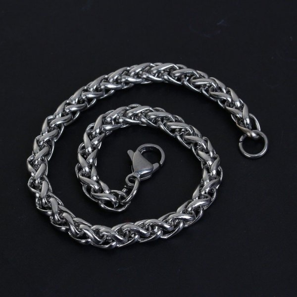 Armband N&deg;05 aus 304 Edelstahl, 21,5 cm lang