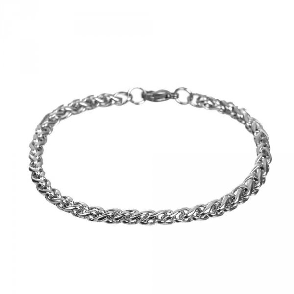 Armband N&deg;05 aus 304 Edelstahl, 21,5 cm lang