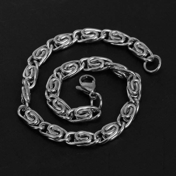 Armband N&deg;06 aus 304 Edelstahl, 21,5 cm lang